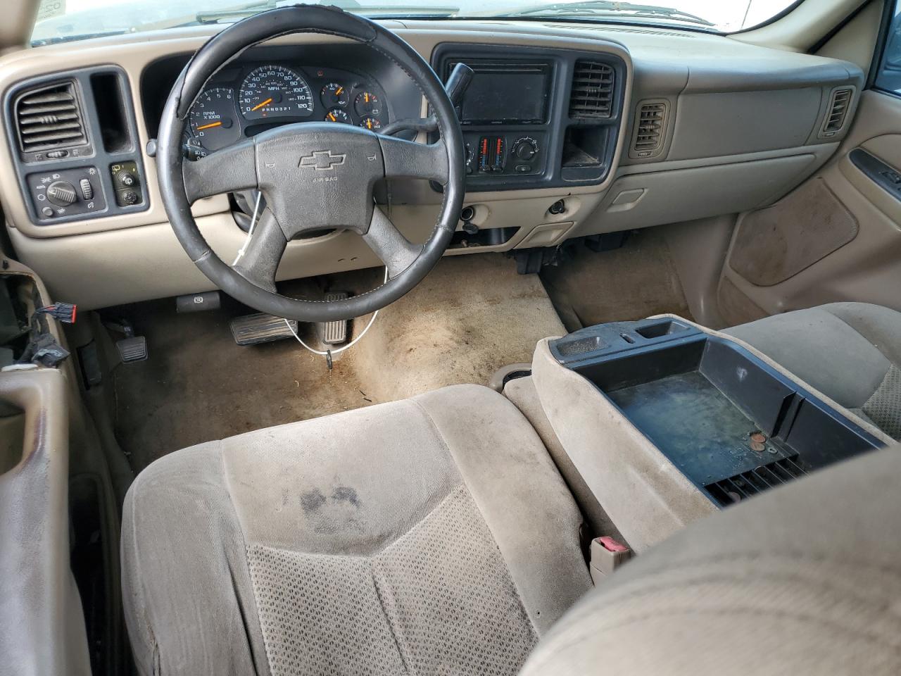 2004 Chevrolet Tahoe VIN 1GNEC13Z24R280736 Copart auction photo, front end / undercarriage damage thumbnail 8