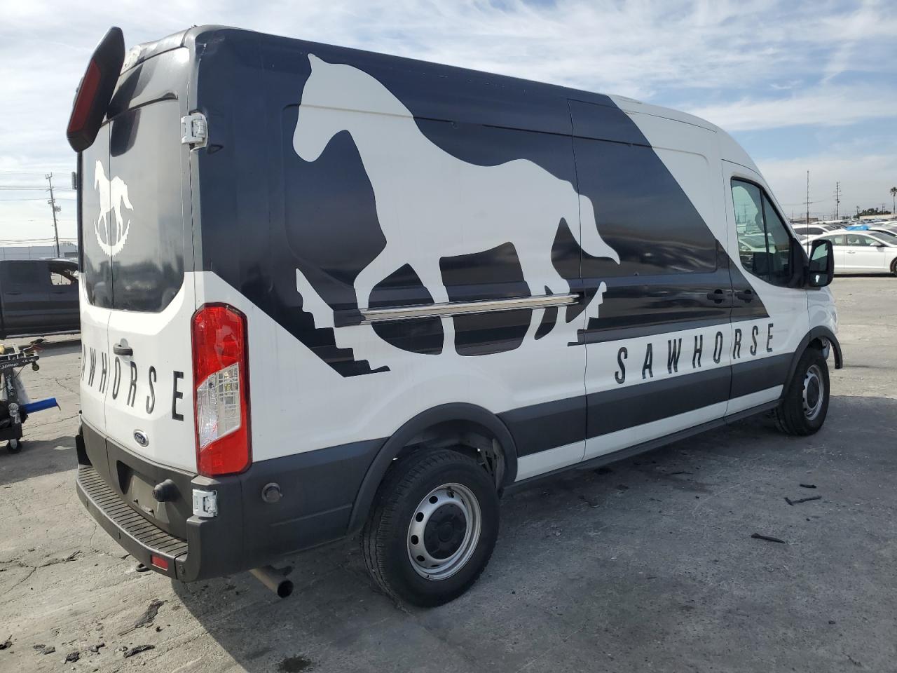 2020 Ford Transit VIN 1FTBR1C88LKA13786 Copart auction photo, front end damage thumbnail 3
