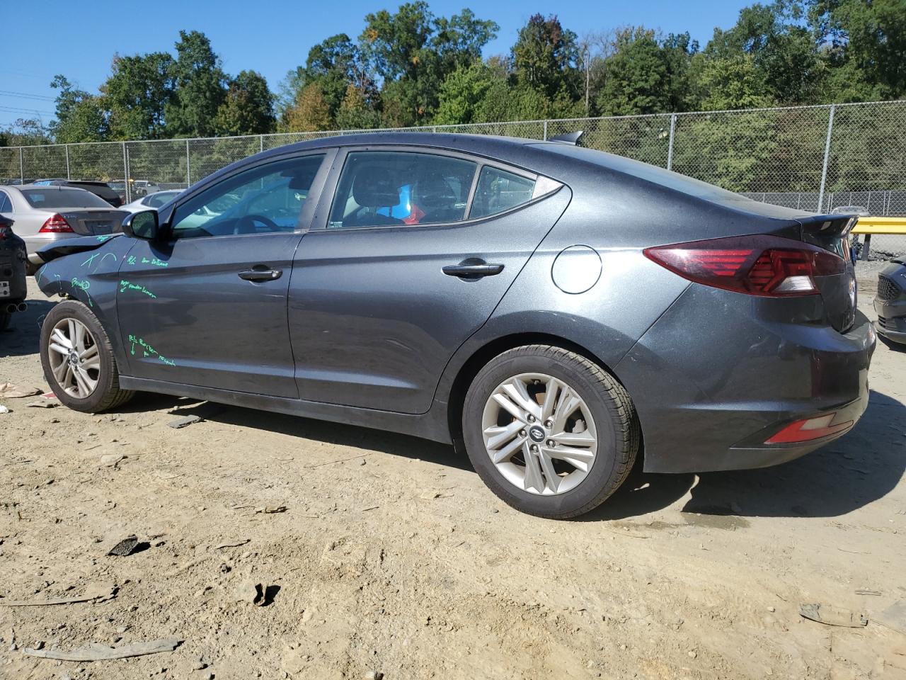 2020 Hyundai Elantra VIN 5NPD84LF8LH563712 Copart auction photo, front end damage thumbnail 2