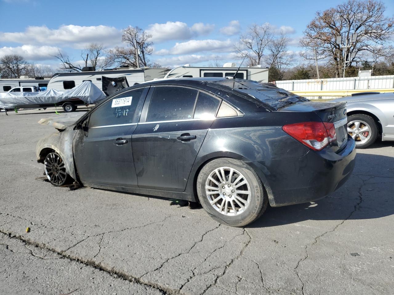 2013 Chevrolet Cruze VIN 1G1PH5SB8D7252247 Copart auction photo, burn - engine / burn damage thumbnail 2