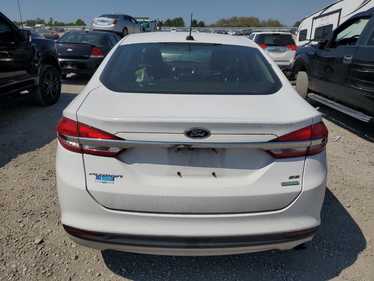 2017 Ford Fusion VIN 3FA6P0HDXHR319002 Copart auction photo, front end / side damage thumbnail 6