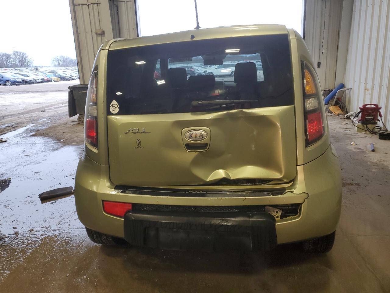 2010 KIA Soul VIN KNDJT2A28A7032632 Copart auction photo, rear end / front end damage thumbnail 6
