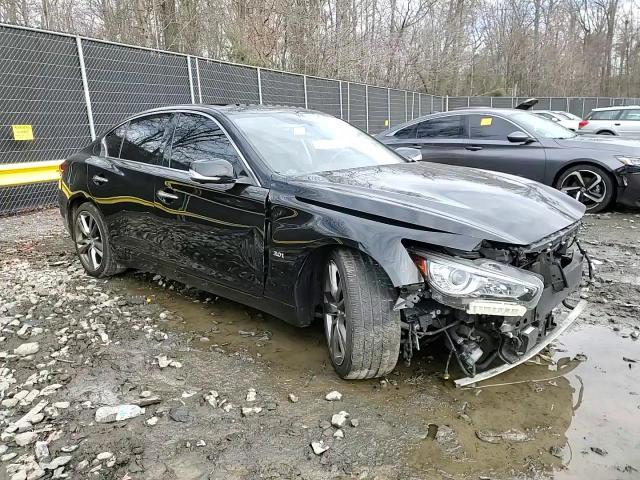2019 Infiniti Q50 VIN JN1EV7AR4KM592384 Copart auction photo, front end / undercarriage damage thumbnail 10