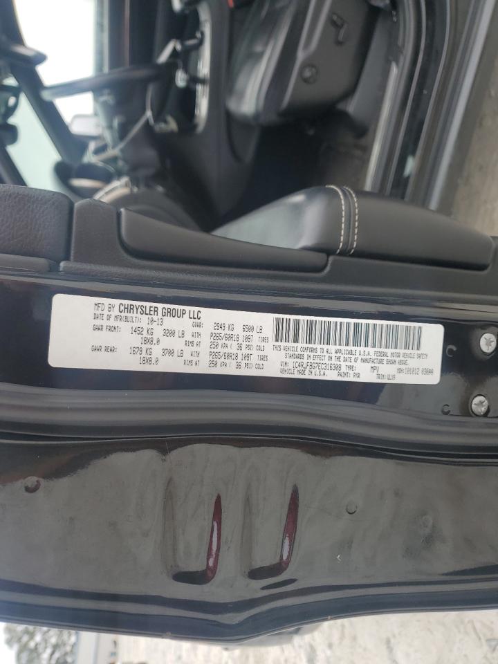2014 Jeep Grand Cherokee VIN 1C4RJFBG7EC316308 Copart auction photo, front end damage thumbnail 13