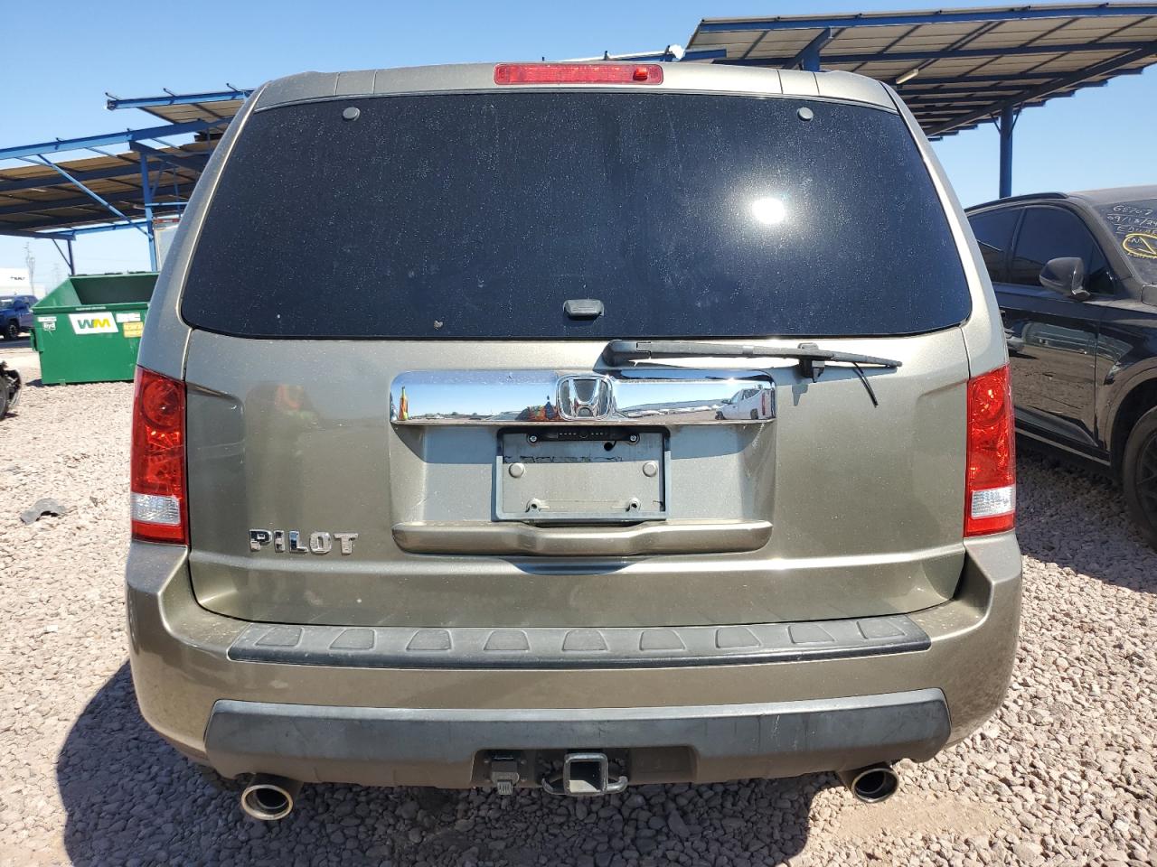 2010 Honda Pilot VIN 5FNYF3H48AB013818 Copart auction photo, rollover damage thumbnail 6