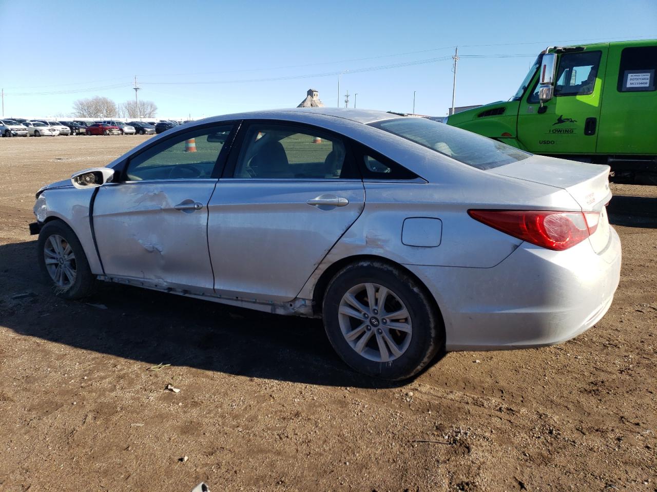 2011 Hyundai Sonata VIN 5NPEB4AC3BH291728 Copart auction photo, all over damage thumbnail 2