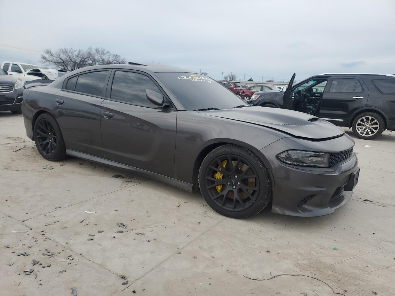 2018 Dodge Charger VIN 2C3CDXL95JH229988 Copart auction photo, vandalism / hail damage thumbnail 4