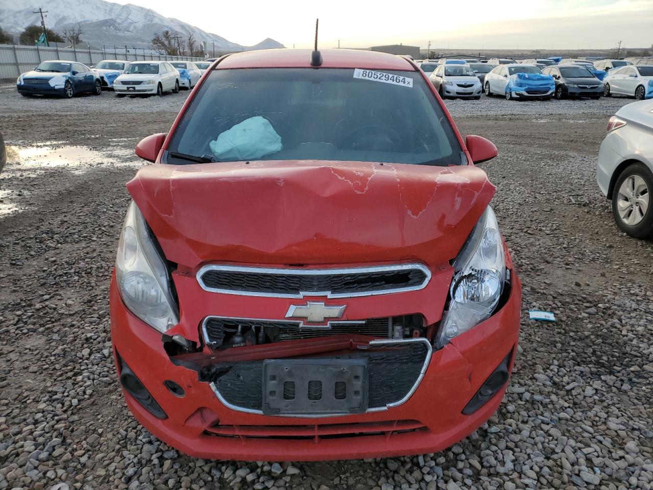 2015 Chevrolet Spark VIN KL8CA6S92FC813235 Copart auction photo, front end damage thumbnail 5