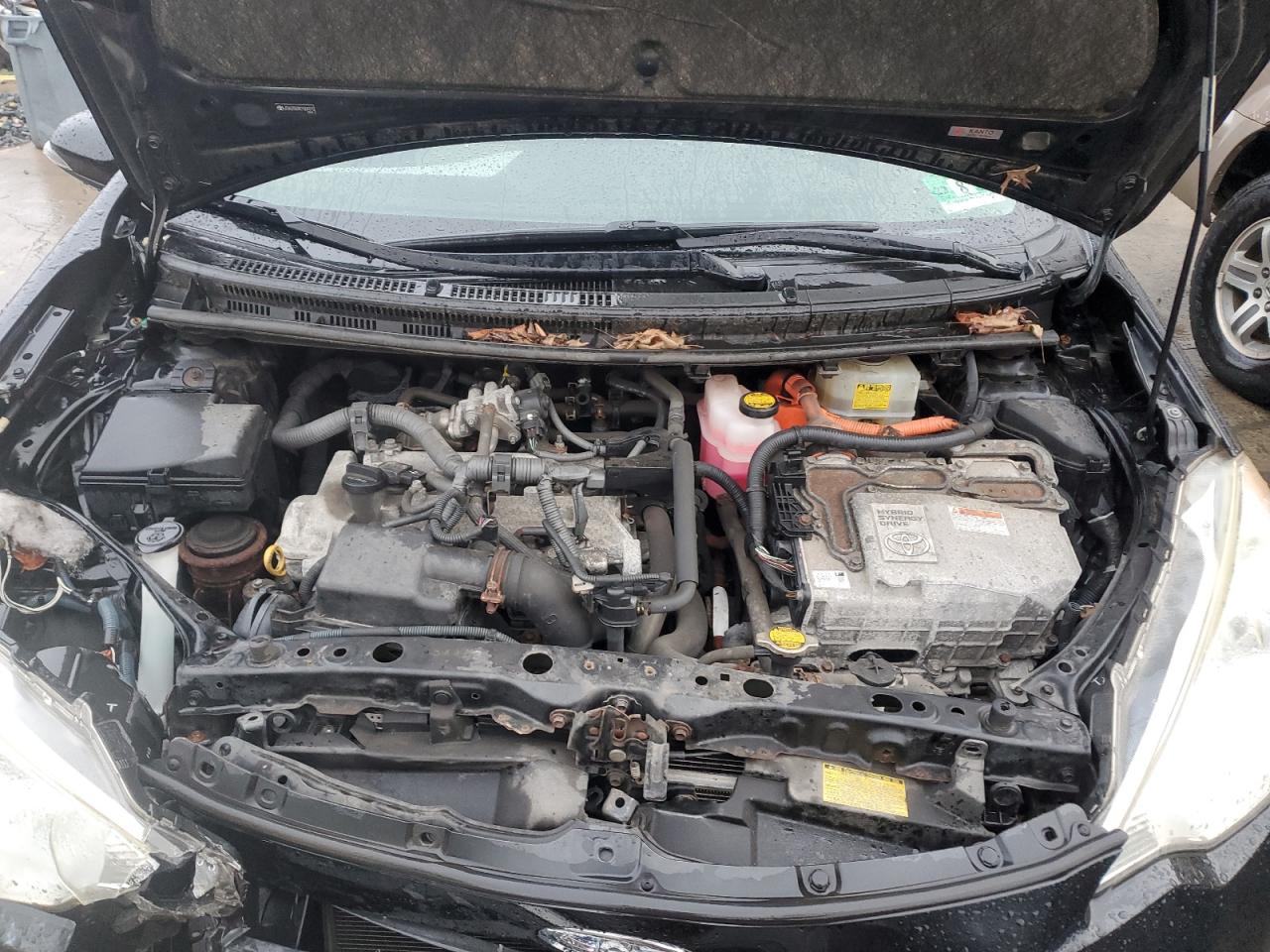 2012 Toyota Prius VIN JTDKDTB39C1509315 Copart auction photo, side damage thumbnail 11