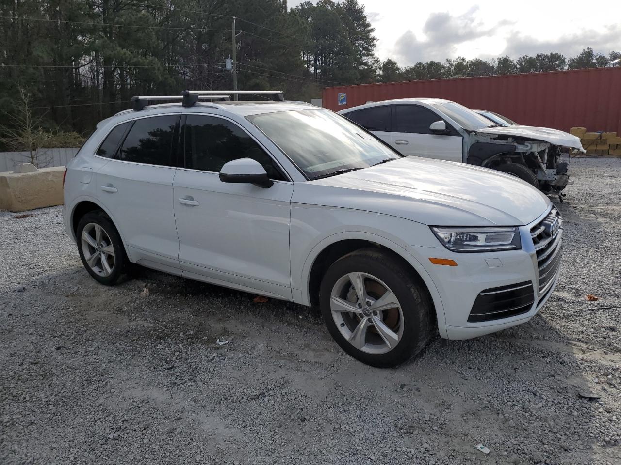 2020 Audi Q5 VIN WA1ANAFY0L2046374 Copart auction photo, mechanical damage thumbnail 4