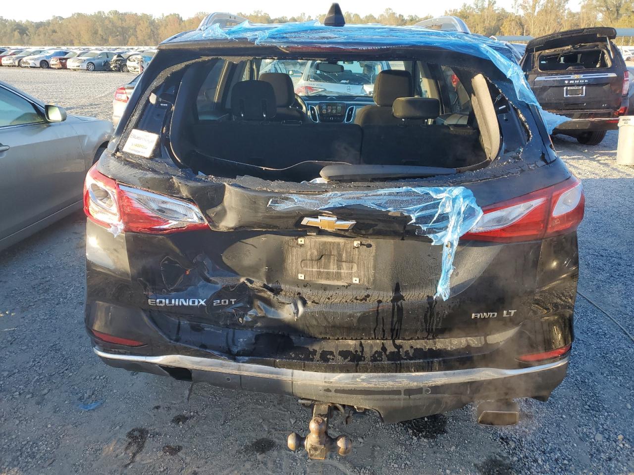 2018 Chevrolet Equinox VIN 2GNAXTEX9J6166959 Copart auction photo, rear end damage thumbnail 6