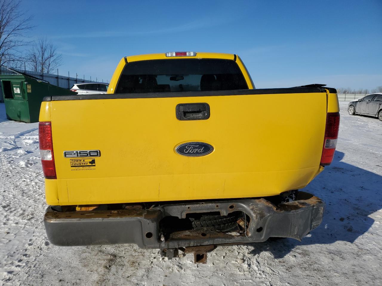 2004 Ford F-150 VIN 1FTPW14584KD23411 Copart auction photo, all over damage thumbnail 6