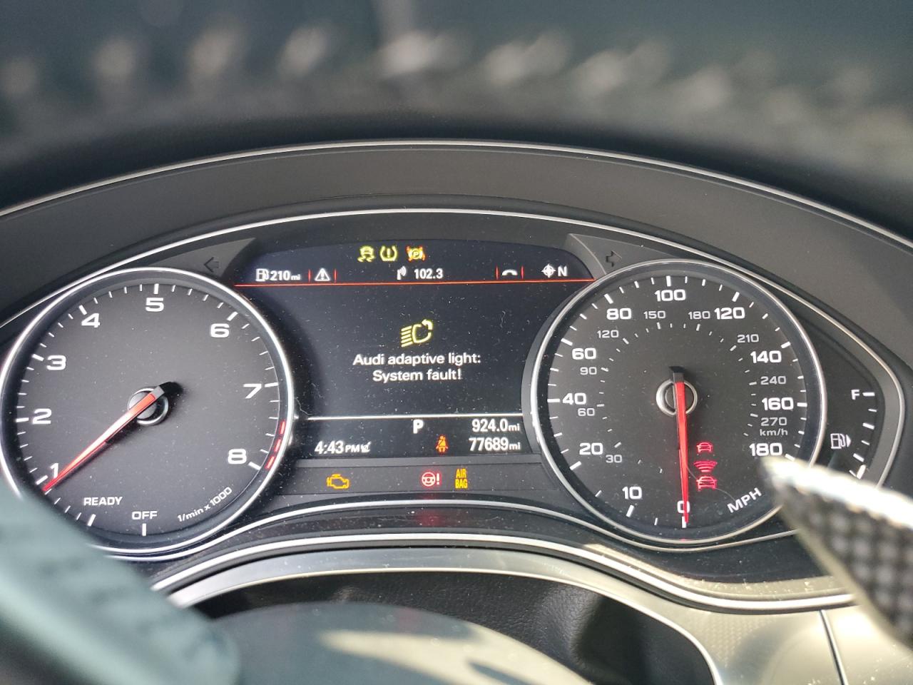 2016 Audi A6 VIN WAUHGAFC2GN022596 Copart auction photo, front end damage thumbnail 9