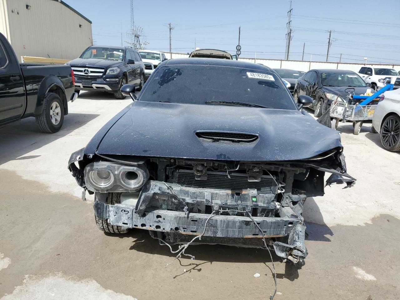 2019 Dodge Challenger VIN 2C3CDZBT2KH583266 Copart auction photo, front end / undercarriage damage thumbnail 5