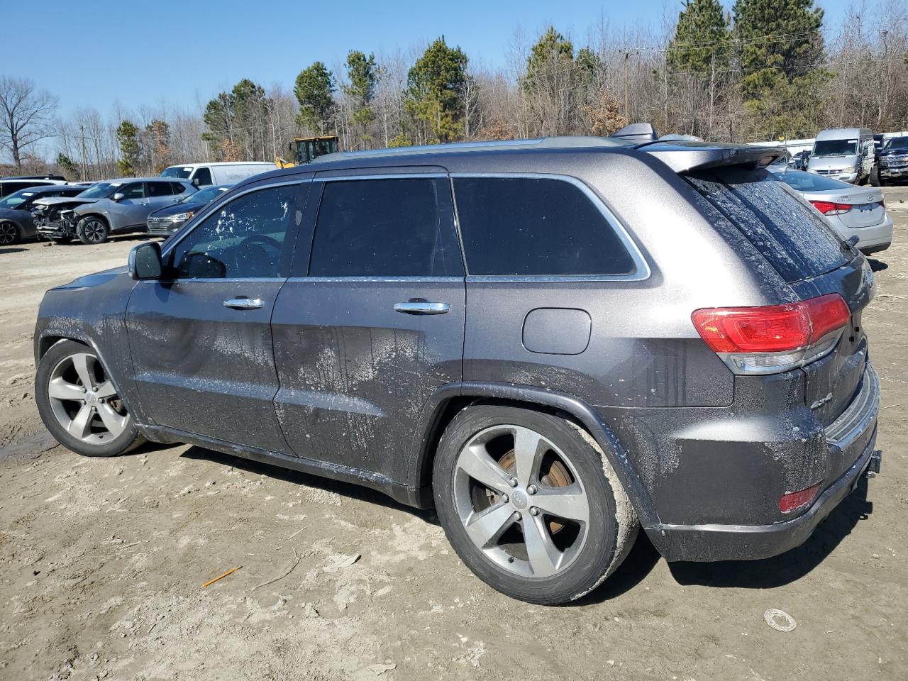 2014 Jeep Grand Cherokee VIN 1C4RJFCG4EC417143 Copart auction photo, front end / rear end damage thumbnail 2