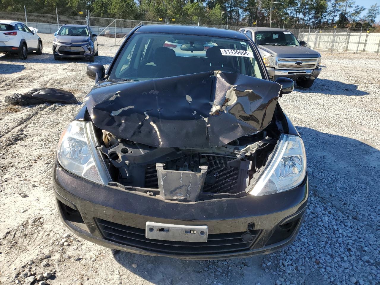 2010 Nissan Versa VIN 3N1BC1CP8AL378993 Copart auction photo, front end damage thumbnail 5