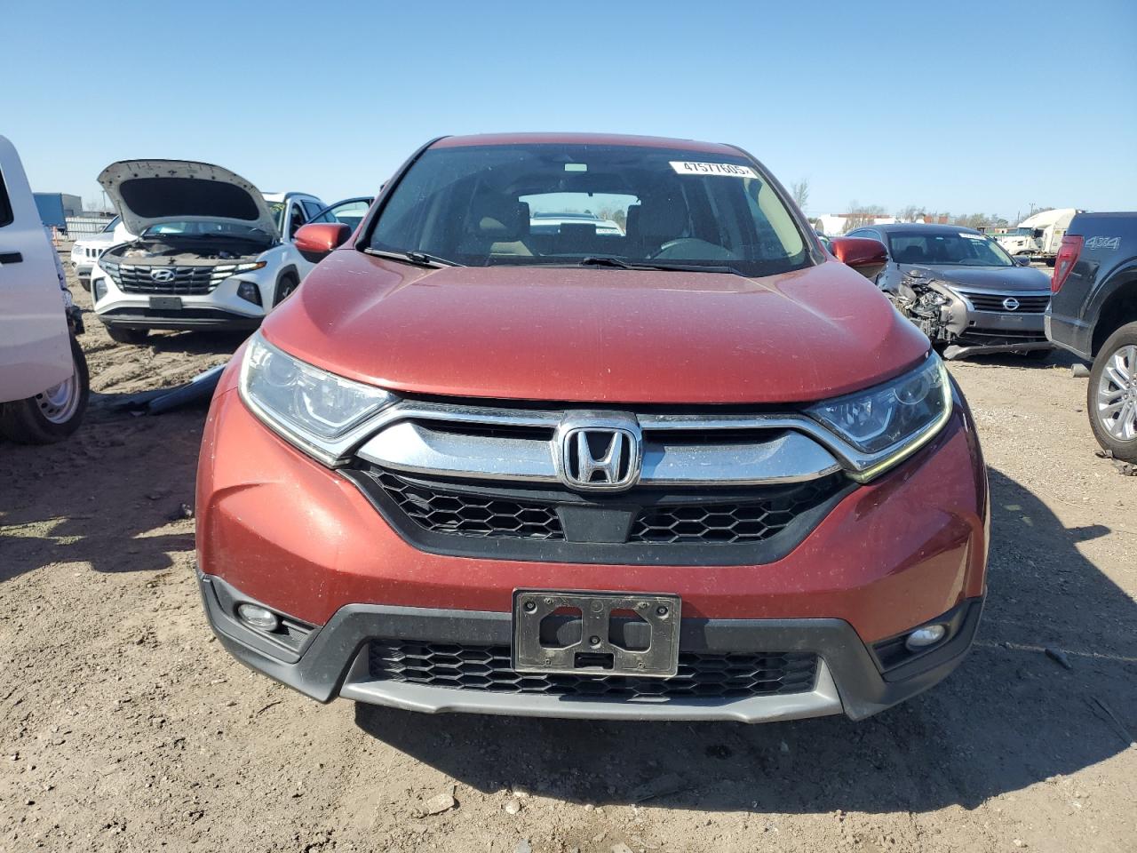 2019 Honda CR-V VIN 5J6RW1H59KL002580 Copart auction photo, rear end damage thumbnail 5