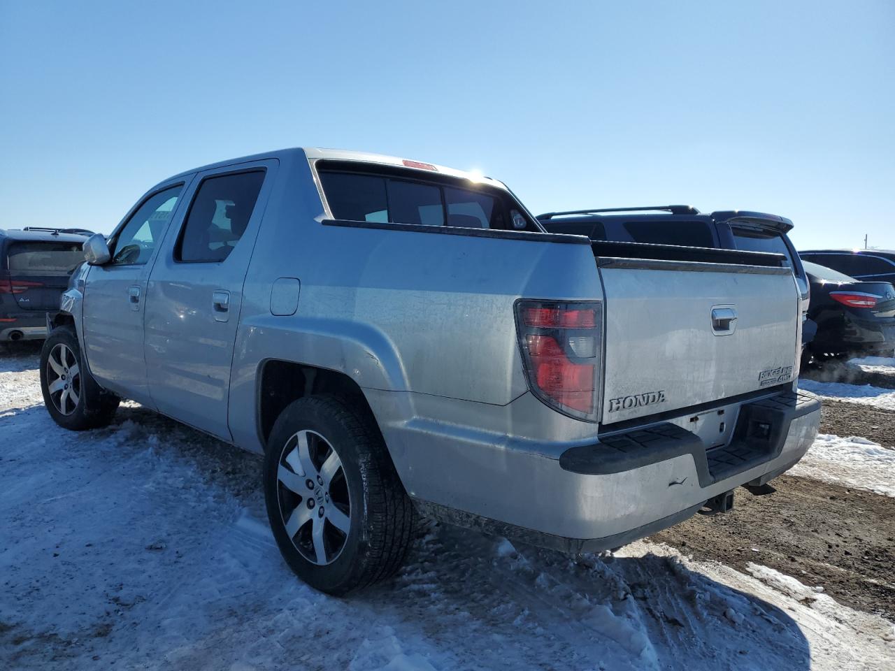 2014 Honda Ridgeline VIN 5FPYK1F60EB012969 Copart auction photo, front end / mechanical damage thumbnail 2