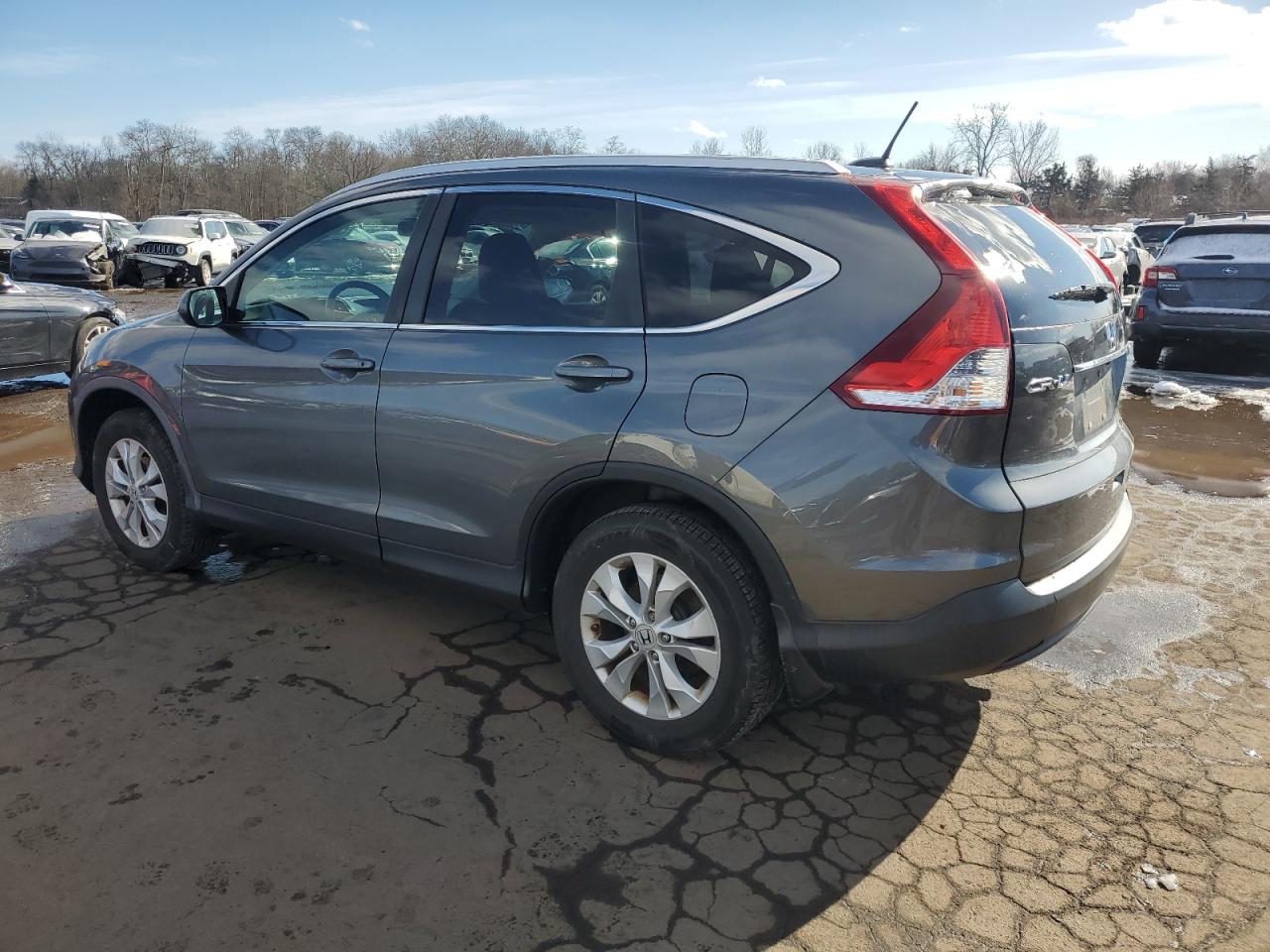 2013 Honda CR-V VIN 2HKRM4H72DH664006 Copart auction photo, rear end / side damage thumbnail 2
