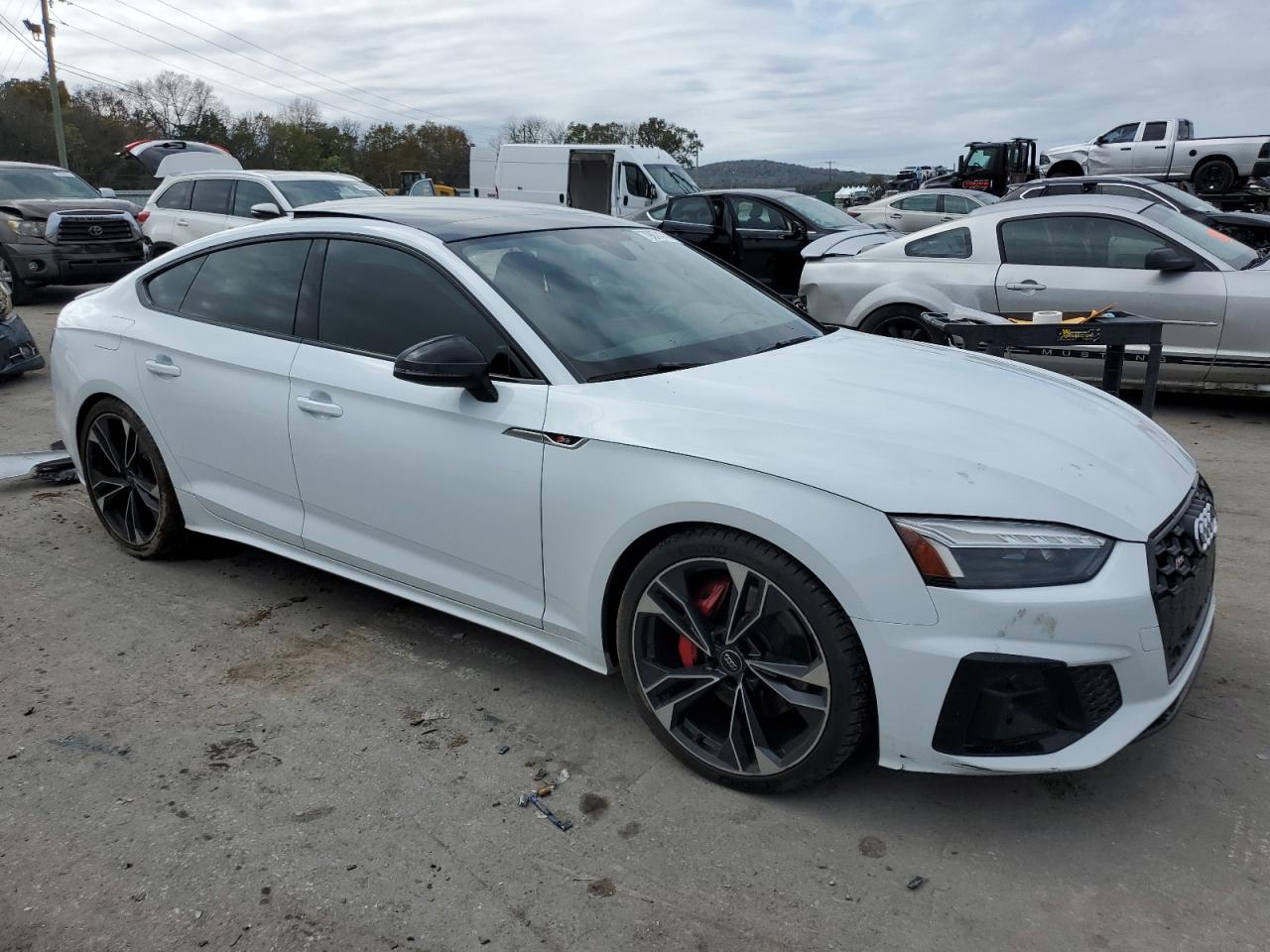 2020 Audi RS5 VIN WAUC4CF56LA012641 Copart auction photo, side damage thumbnail 4