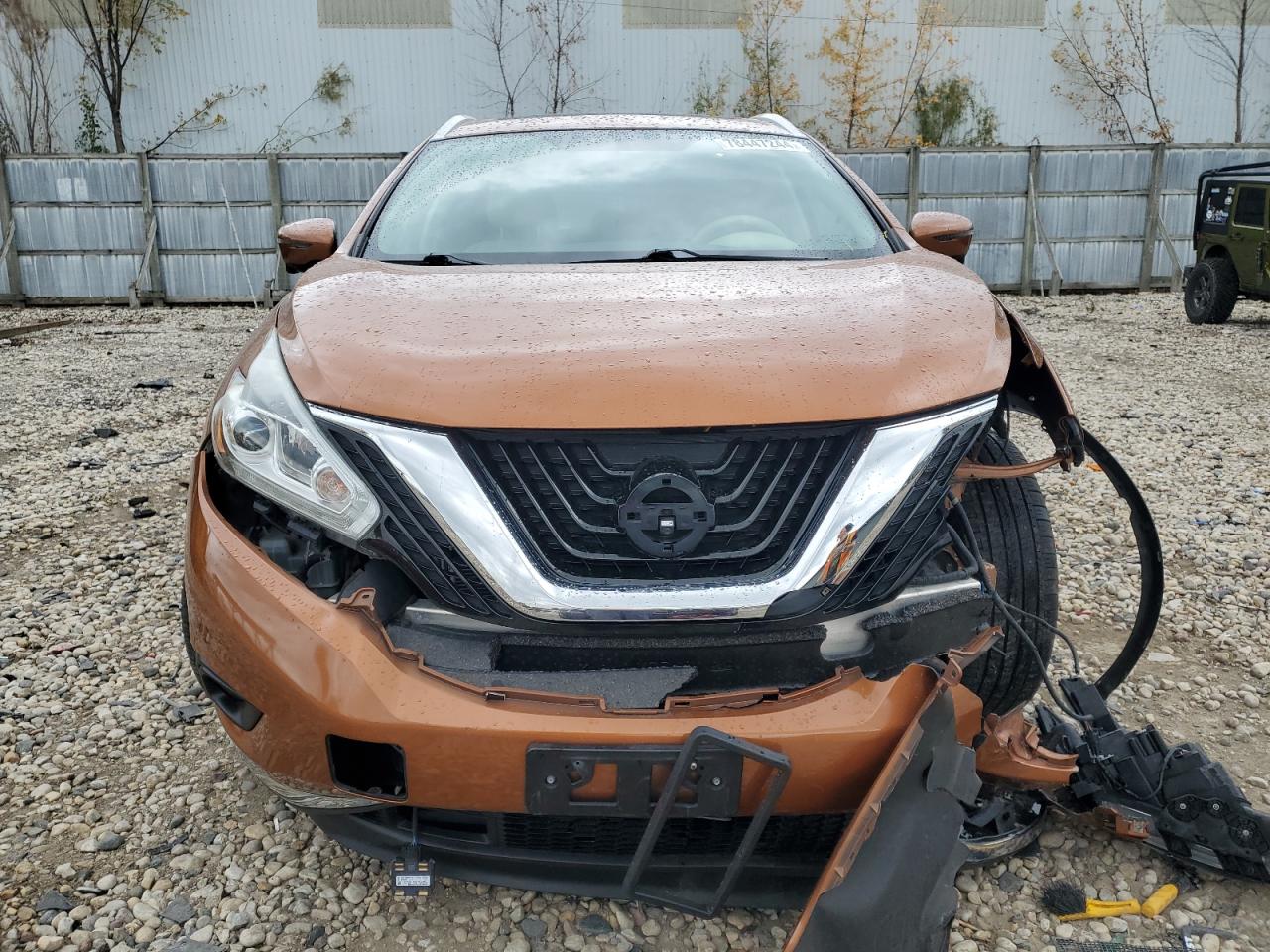 2017 Nissan Murano VIN 5N1AZ2MH6HN103083 Copart auction photo, front end damage thumbnail 5