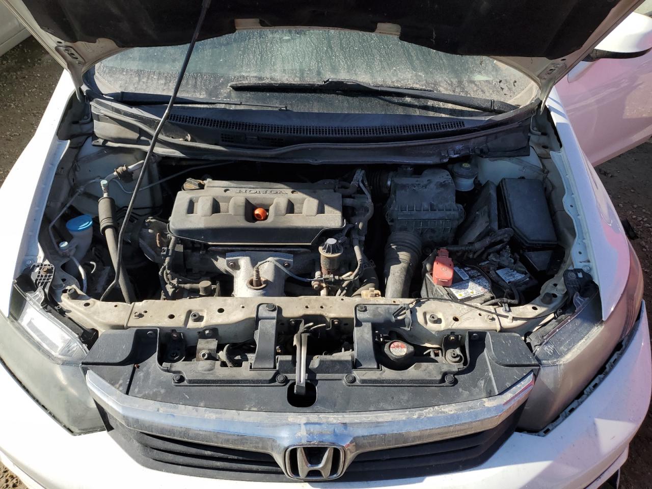 2012 Honda Civic VIN 2HGFB2F50CH024223 Copart auction photo, front end / undercarriage damage thumbnail 11