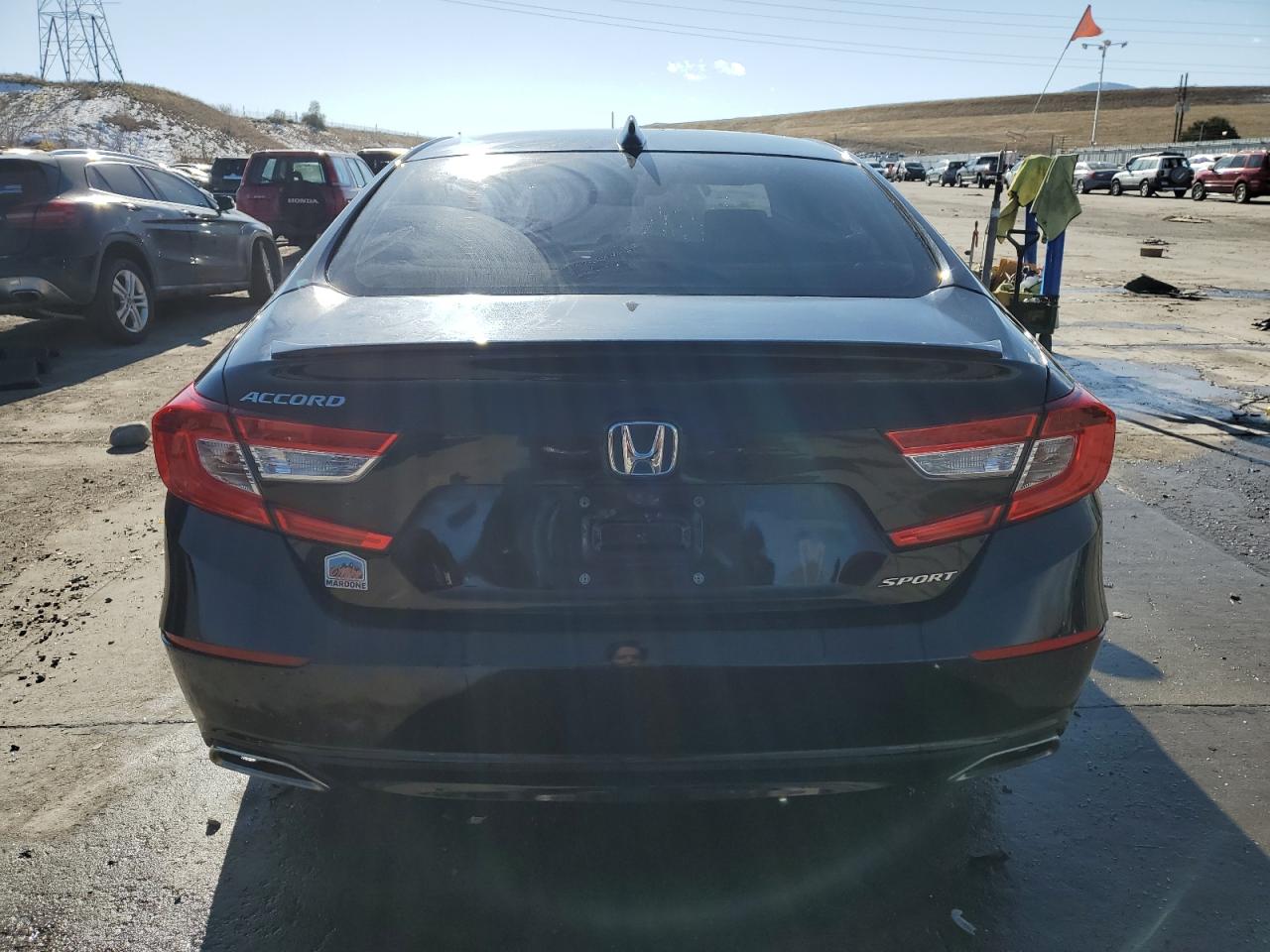 2021 Honda Accord VIN 1HGCV1F38MA076783 Copart auction photo, front end damage thumbnail 6