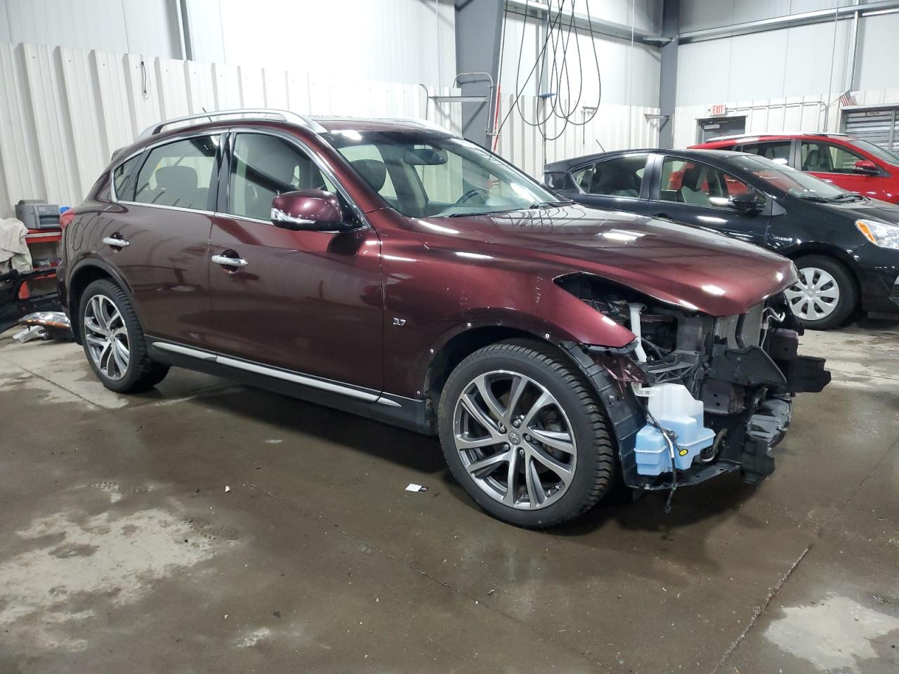 2017 Infiniti QX50 VIN JN1BJ0RR0HM407220 Copart auction photo, front end damage thumbnail 4