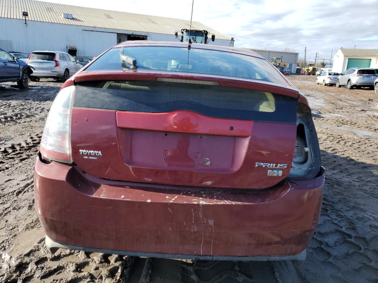 2004 Toyota Prius VIN JTDKB22U340090989 Copart auction photo, front end / rear end damage thumbnail 6