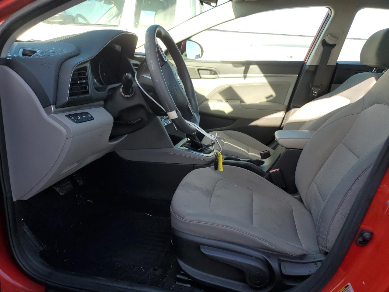 2020 Hyundai Elantra VIN 5NPD84LF1LH576916 Copart auction photo, side / front end damage thumbnail 7