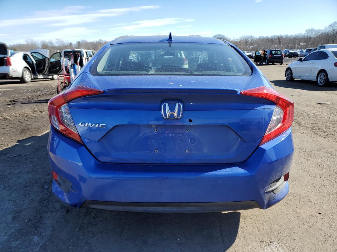 2017 Honda Civic VIN 19XFC1F37HE205925 Copart auction photo, front end damage thumbnail 6