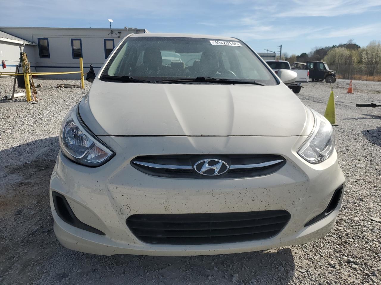 2016 Hyundai Accent VIN KMHCT4AE4GU077636 Copart auction photo, front end / side damage thumbnail 5