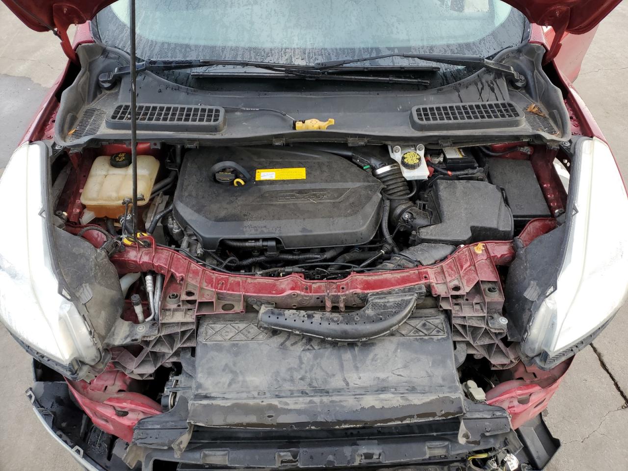 2015 Ford Escape VIN 1FMCU9GX1FUC37134 Copart auction photo, front end damage thumbnail 12