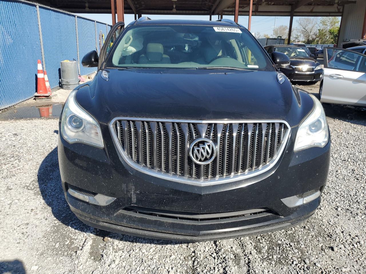 2017 Buick Enclave VIN 5GAKRBKD7HJ123666 Copart auction photo, side / front end damage thumbnail 5