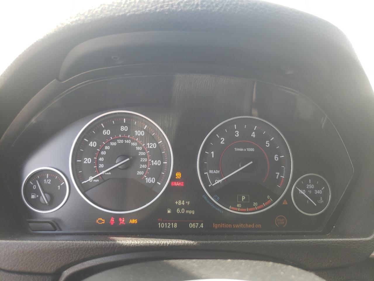 2015 BMW 3er VIN WBA3X5C57FD562067 Copart auction photo, water/flood damage thumbnail 9
