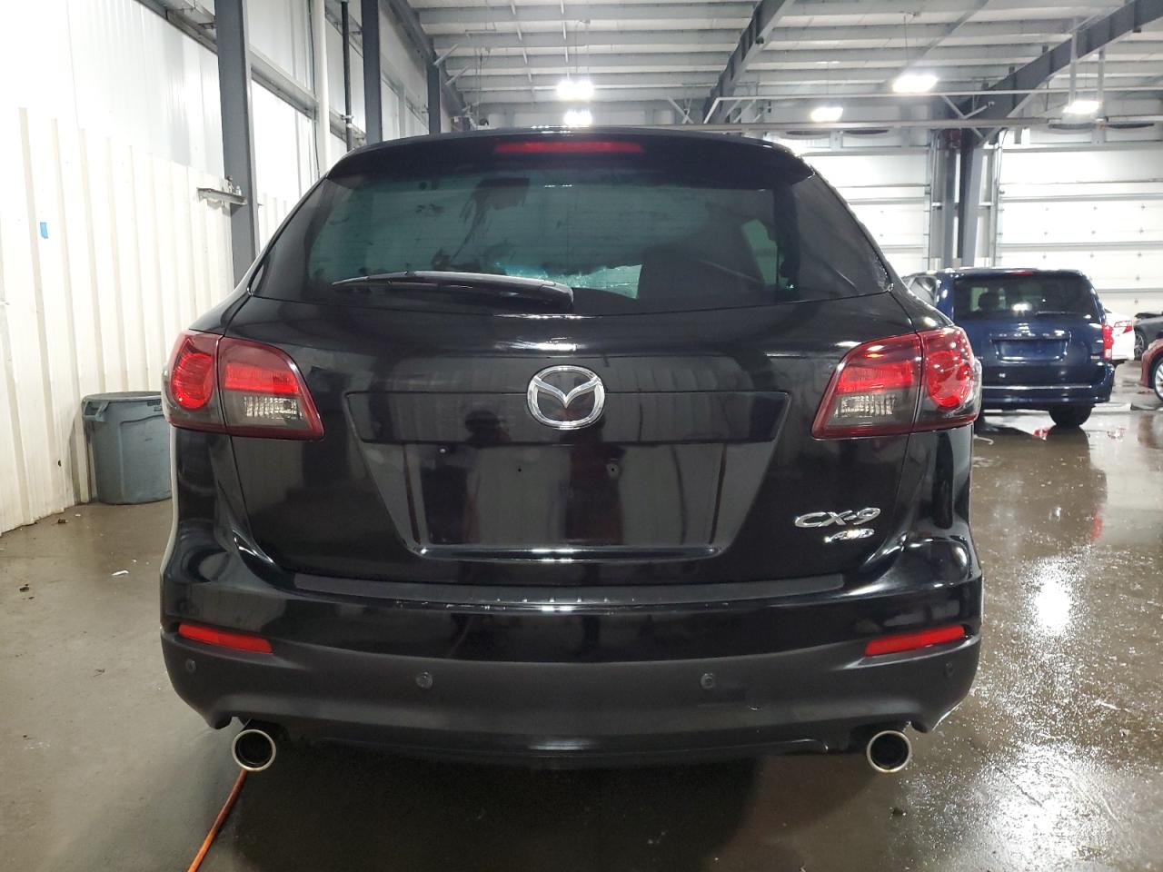 2013 Mazda CX-9 VIN JM3TB3CV7D0413420 Copart auction photo, top/roof / front end damage thumbnail 6