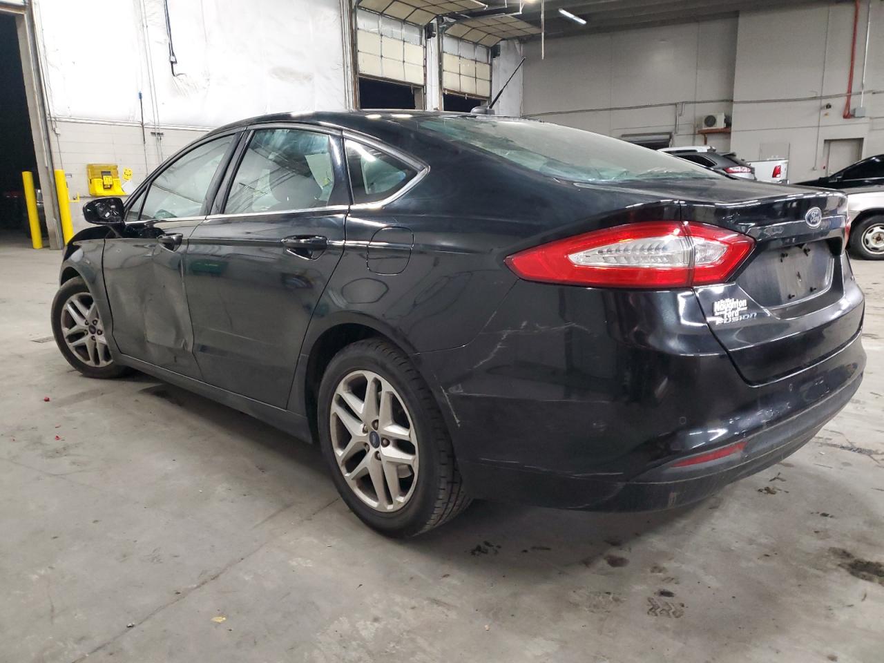 2016 Ford Fusion VIN 3FA6P0H71GR389786 Copart auction photo, rear end / side damage thumbnail 2