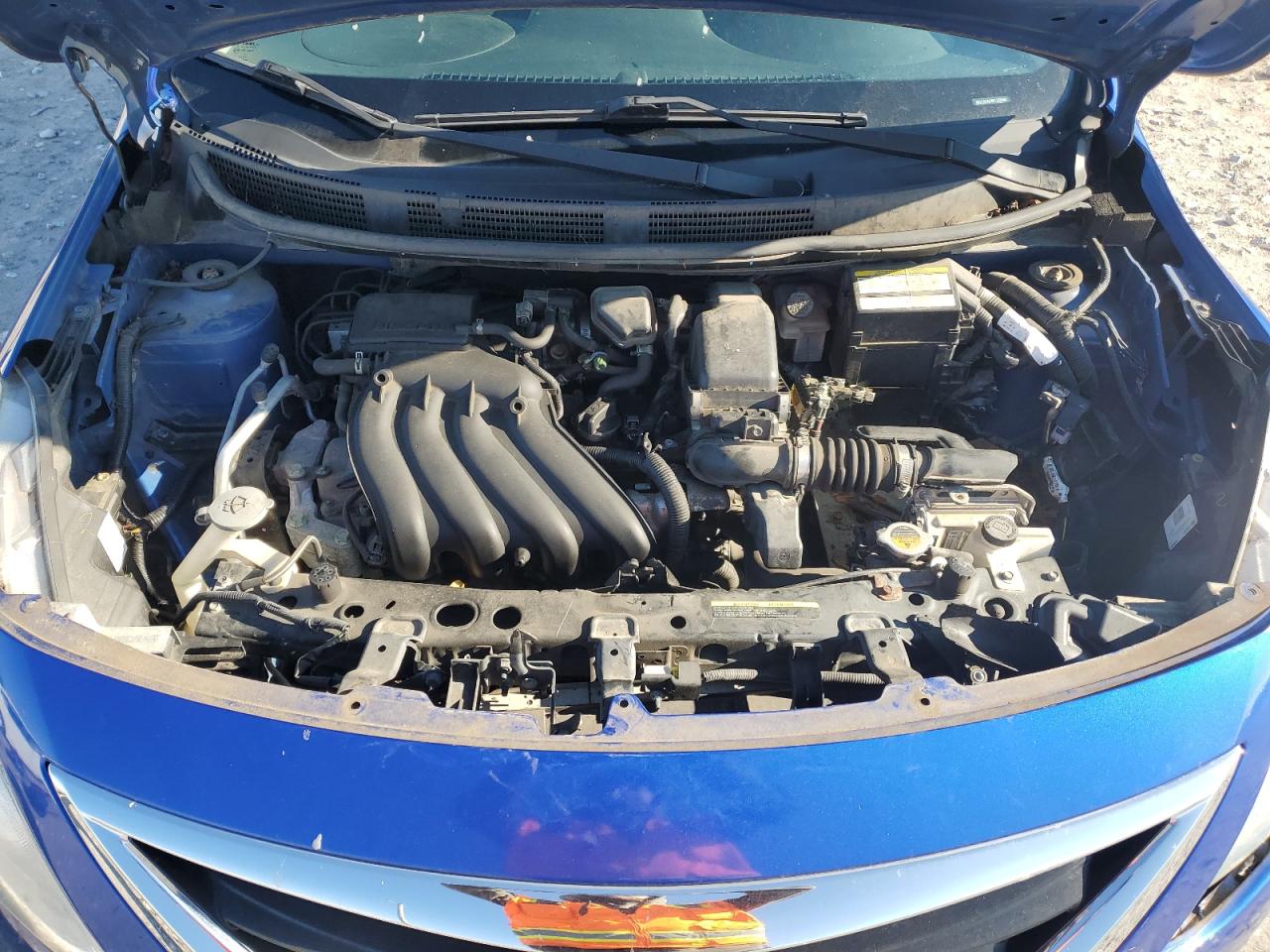 2015 Nissan Versa VIN 3N1CN7AP8FL925594 Copart auction photo, side damage thumbnail 11