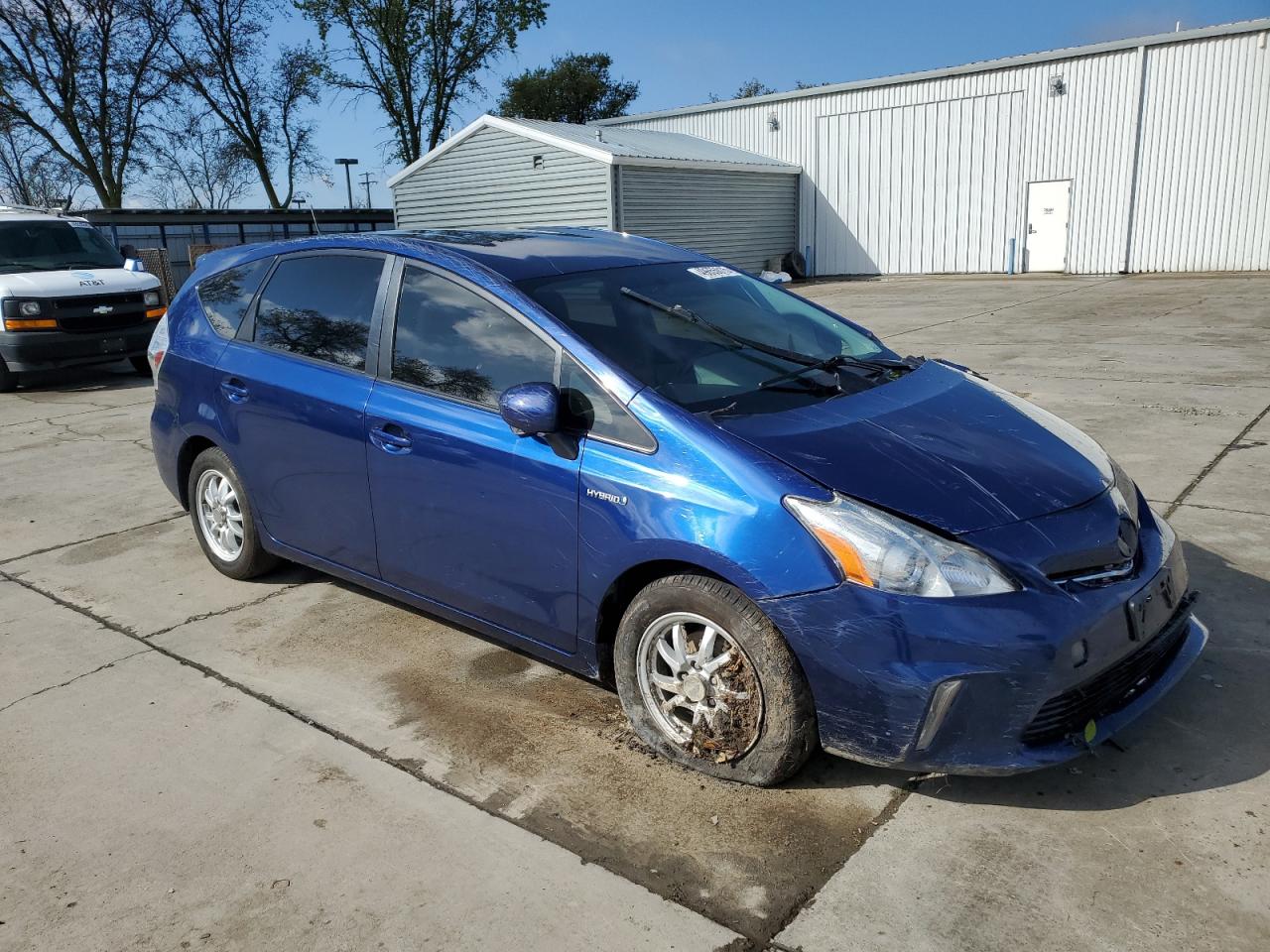 2012 Toyota Prius VIN JTDZN3EU5C3175384 Copart auction photo, front end damage thumbnail 4