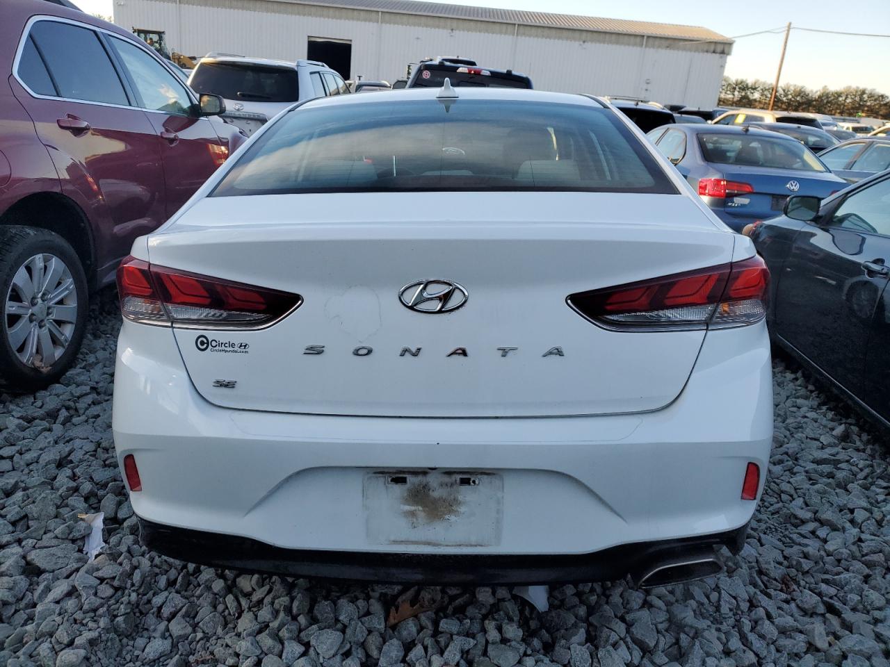 2018 Hyundai Sonata VIN 5NPE24AF7JH722497 Copart auction photo, side damage thumbnail 6