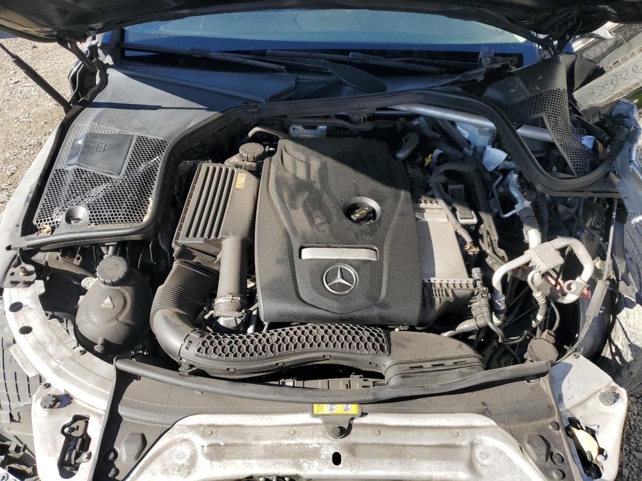 2017 Mercedes-Benz C-klasse VIN 55SWF4JB7HU207867 Copart auction photo, front end / side damage thumbnail 12