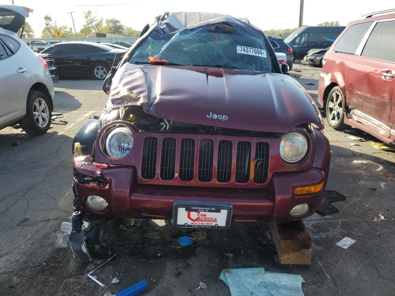 2002 Jeep Liberty (North America) VIN 1J4GL58K32W279706 Copart auction photo, rollover damage thumbnail 5