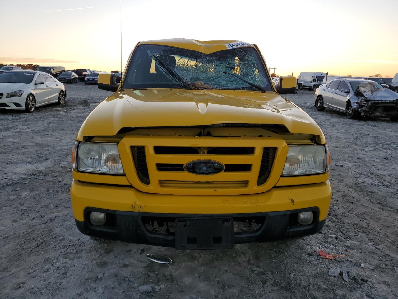 2006 Ford Ranger VIN 1FTYR10U76PA02877 Copart auction photo, front end / top/roof damage thumbnail 5