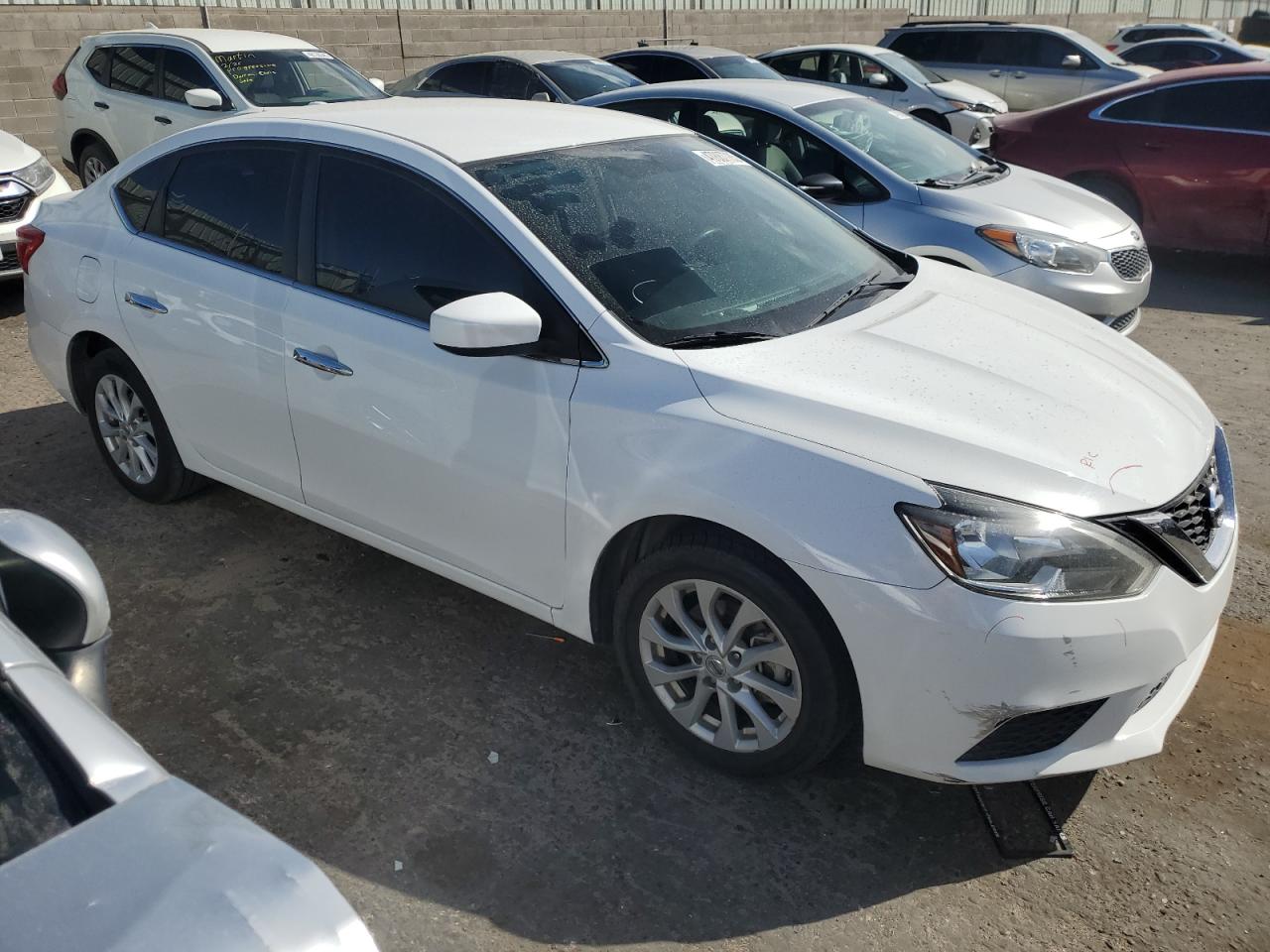 2019 Nissan Sentra VIN 3N1AB7AP1KY287962 Copart auction photo, side damage thumbnail 4