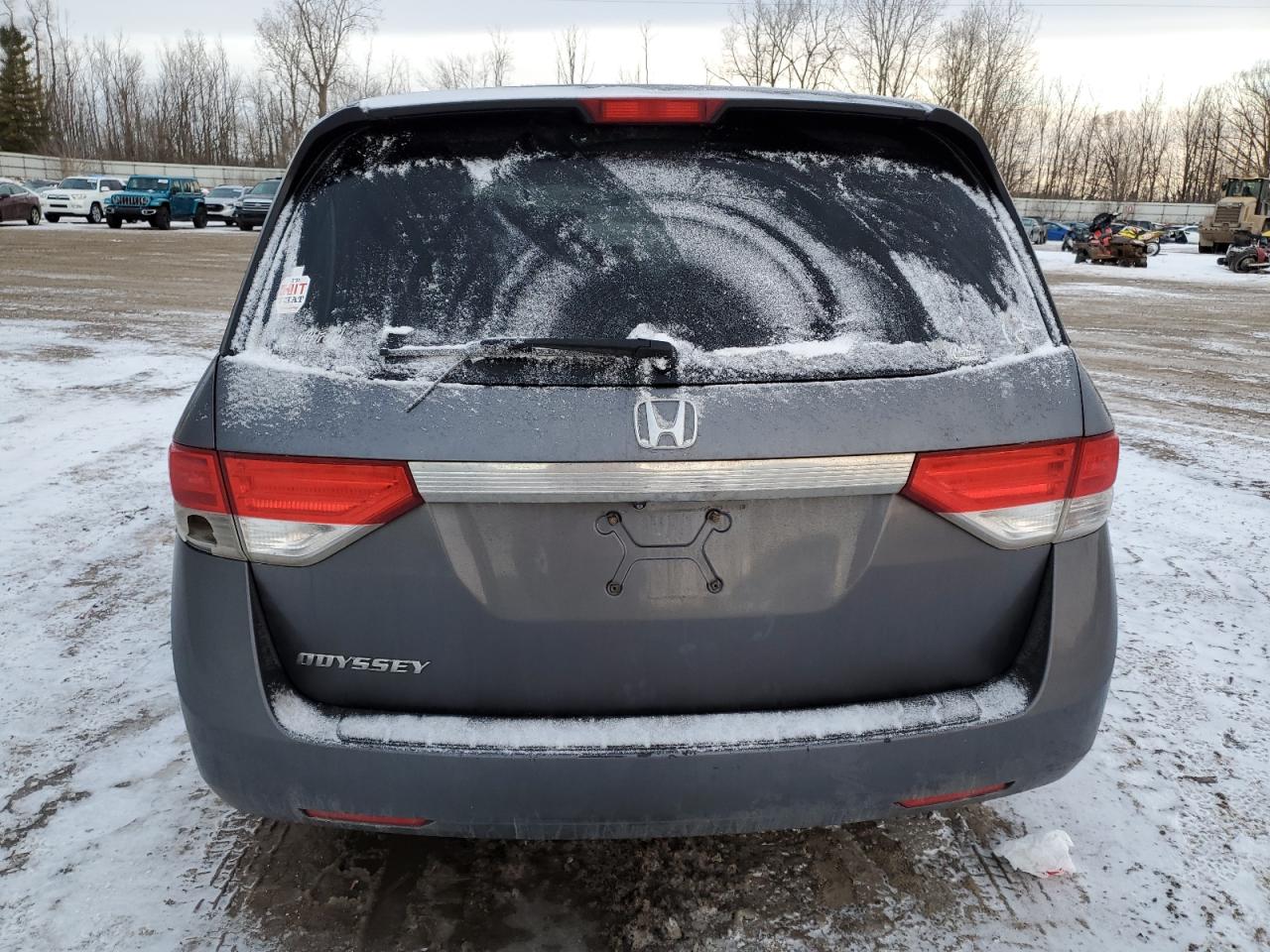 2014 Honda Odyssey VIN 5FNRL5H47EB038983 Copart auction photo, front end / minor dent/scratches damage thumbnail 6