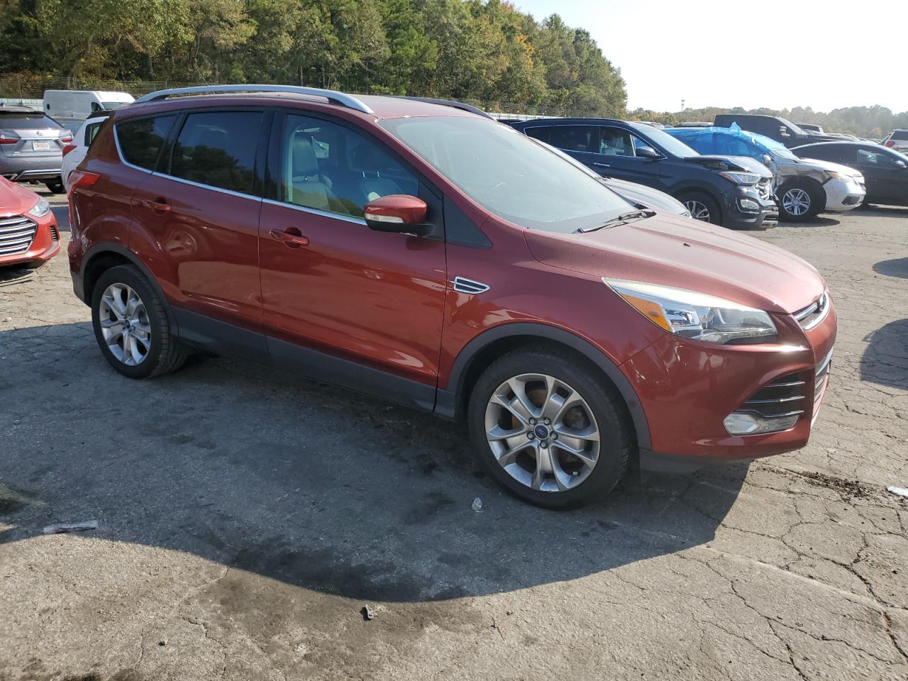 2014 Ford Escape VIN 1FMCU9J9XEUA96640 Copart auction photo, minor dent/scratches damage thumbnail 4