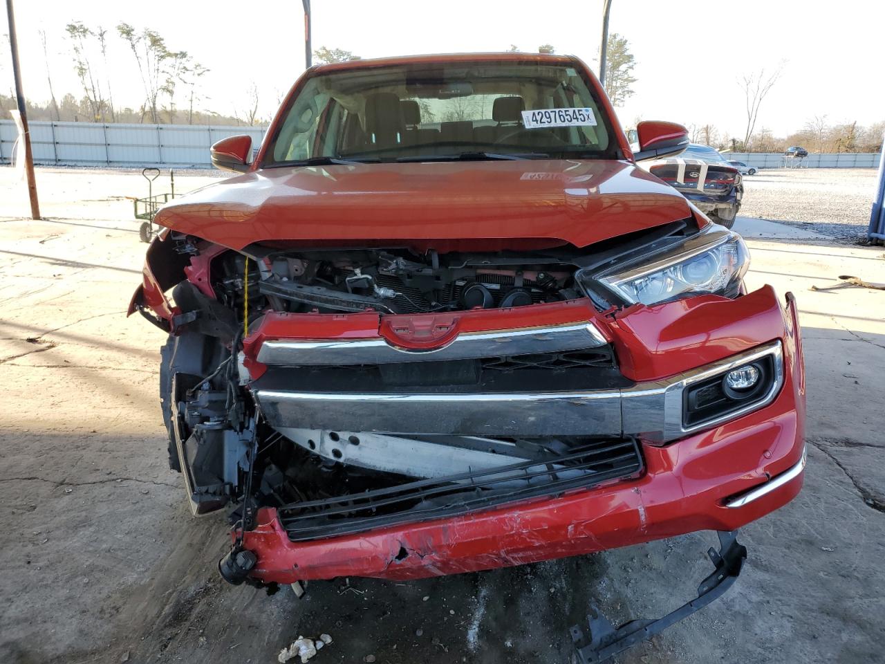 2021 Toyota 4Runner VIN JTEKU5JR3M5960179 Copart auction photo, front end damage thumbnail 5
