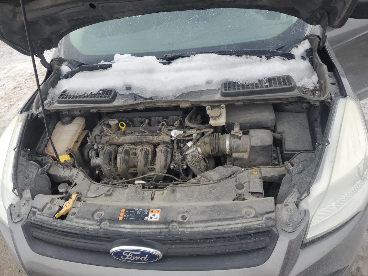 2014 Ford Escape VIN 1FMCU0F7XEUE26215 Copart auction photo, all over damage thumbnail 12
