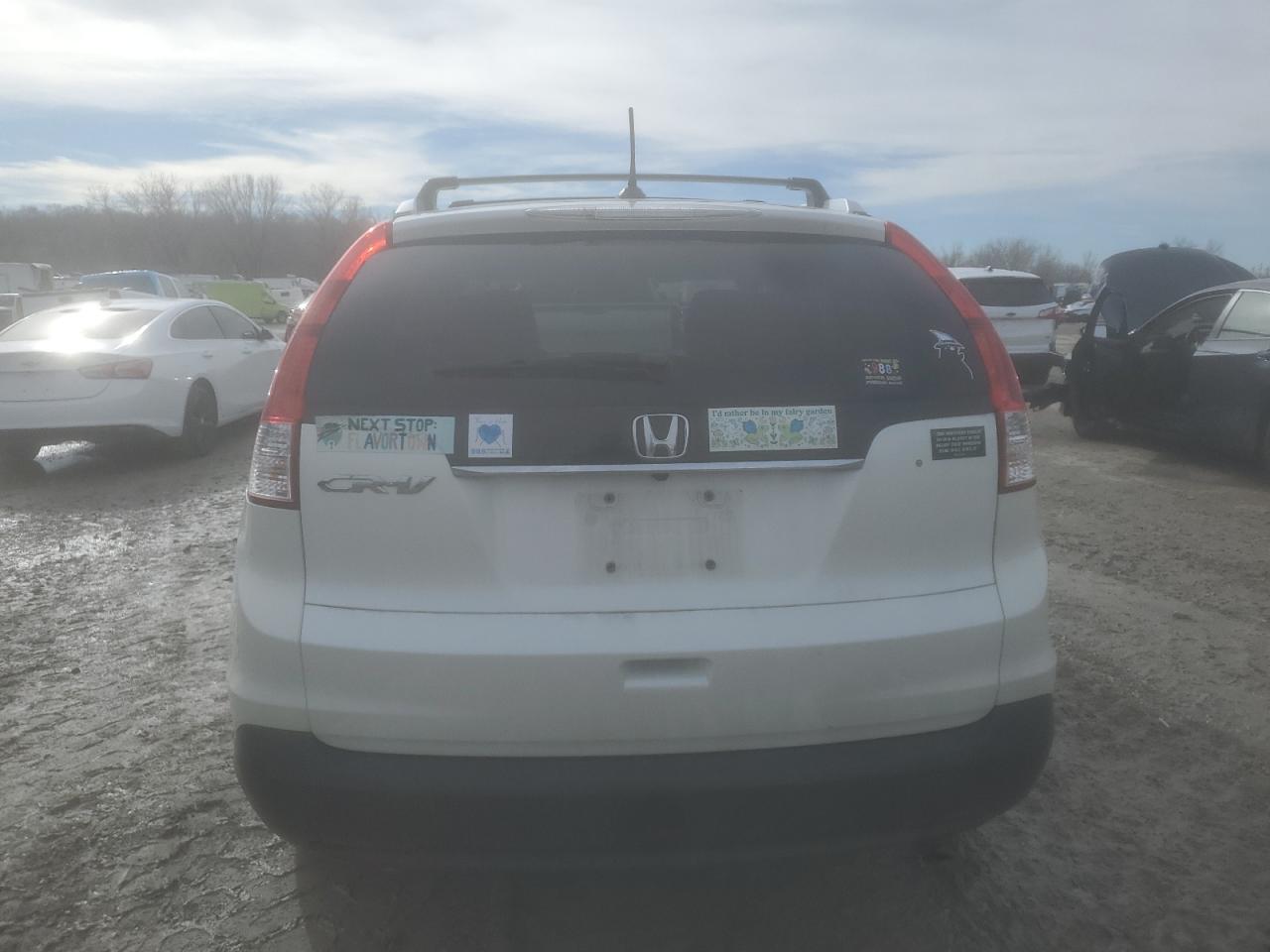 2012 Honda CR-V VIN 5J6RM3H79CL016709 Copart auction photo, front end damage thumbnail 6