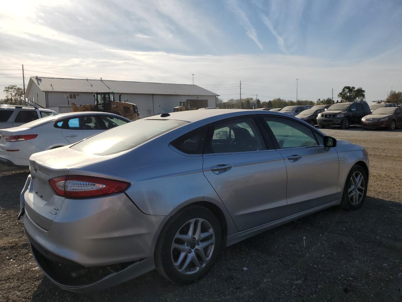 2014 Ford Fusion VIN 1FA6P0HD1E5368085 Copart auction photo, rear end / side damage thumbnail 3